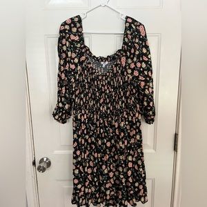 Black Floral Dress